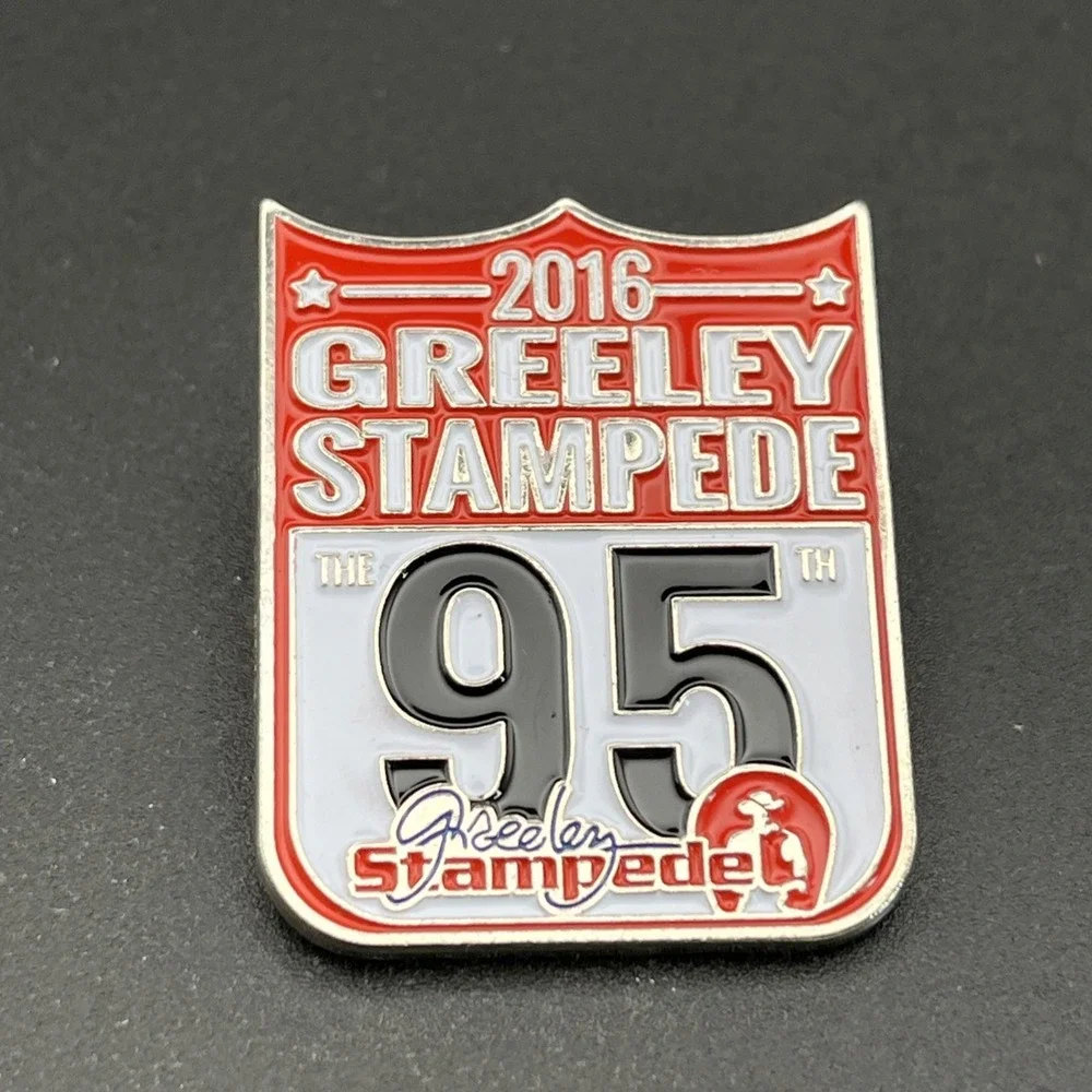 2016 Greeley‎ Stampede Rodeo 95 Years Lapel Hat Pin